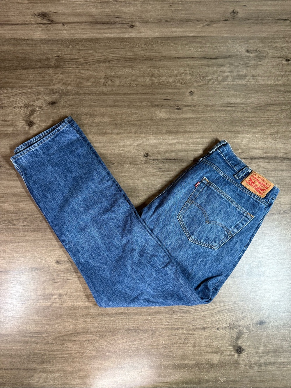 VTG Levi’s 501 Mens Button Fly Made in Mexico Skateboard Baggy Denim Jeans 38x34
